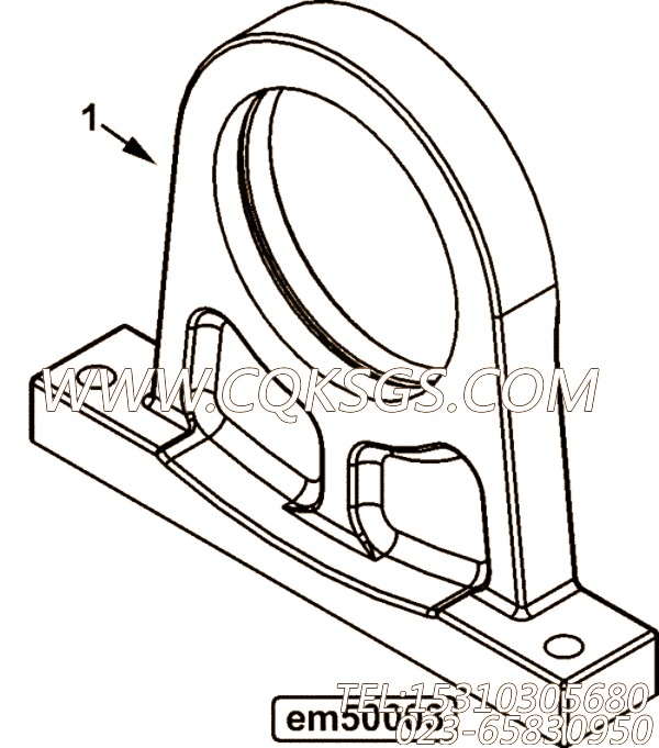 【前置引擎支持】康明斯CUMMINS柴油机的4095692 前置引擎支持