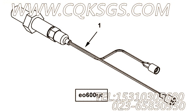 【速度传感器】康明斯CUMMINS柴油机的3079604 速度传感器