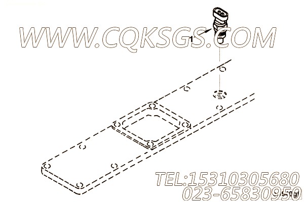 【温度传感器】康明斯CUMMINS柴油机的3932272 温度传感器