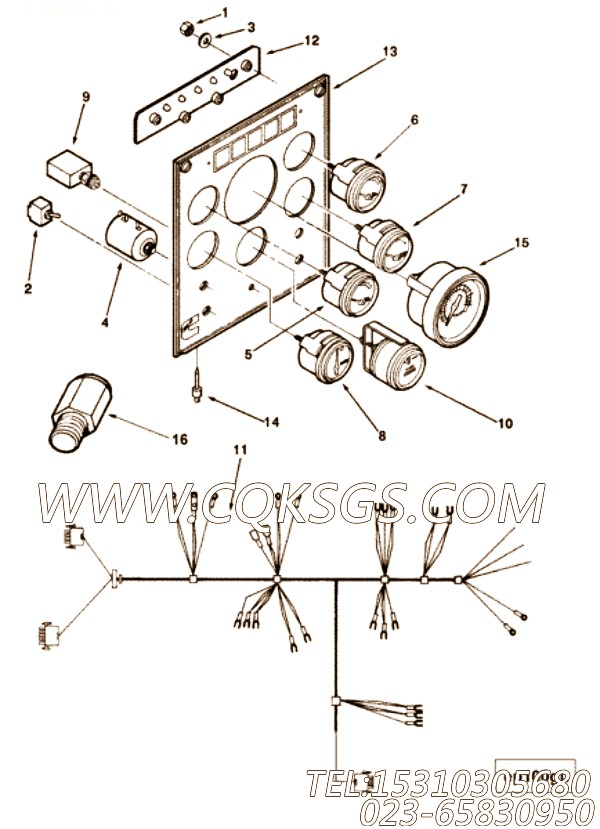 Panel, Engine Instrument