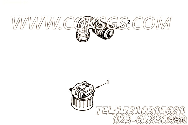 【电缆连接器】康明斯CUMMINS柴油机的215982 电缆连接器