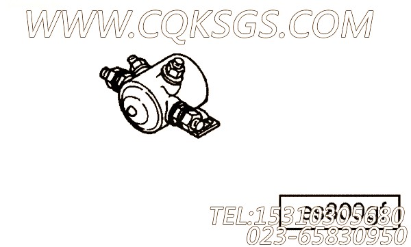 ES800212磁力开关,用于康明斯NTA855-P360发动机发动机前支架组,【消防泵】配件