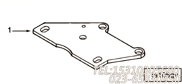 【风扇支架】康明斯CUMMINS柴油机的3052517 风扇支架