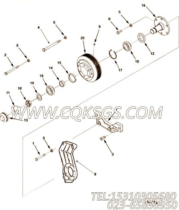 Bracket, Fan