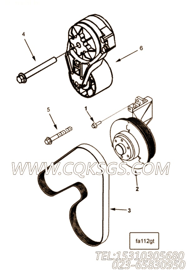 【风机轮毂】康明斯CUMMINS柴油机的3681276 风机轮毂