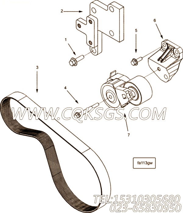 【安装垫片】康明斯CUMMINS柴油机的3681448 安装垫片