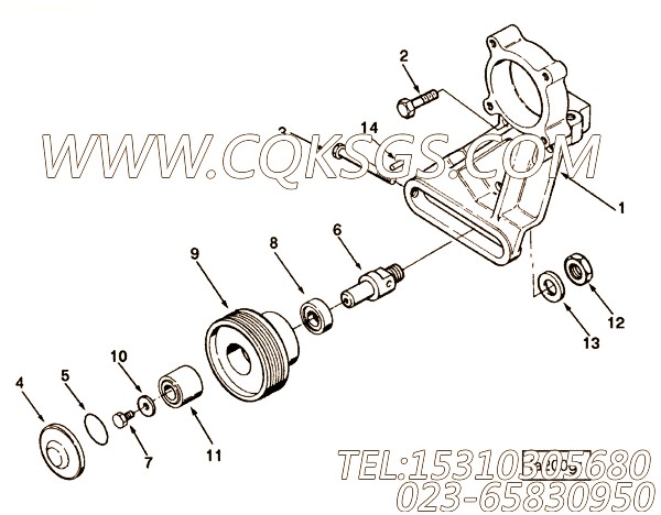 Assembly, Idler Pulley
