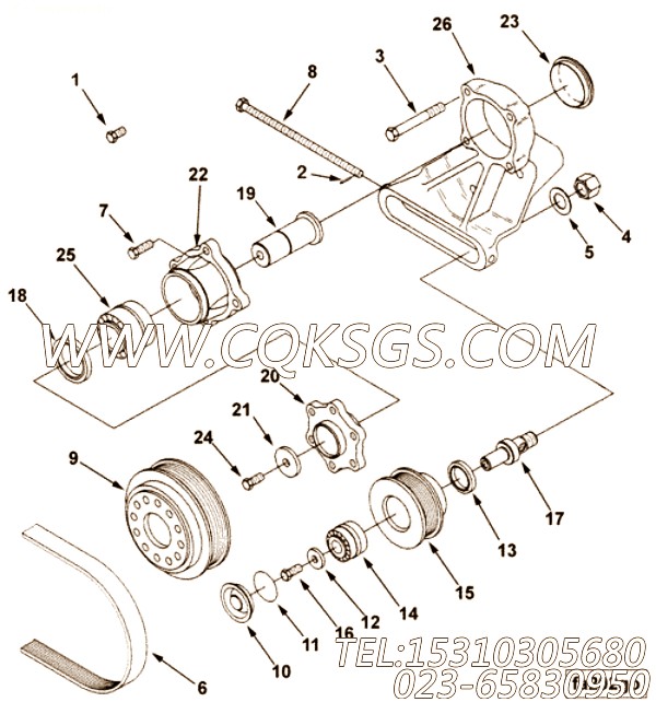 Assembly, Idler Pulley