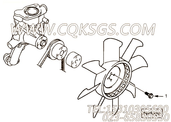 【六角法兰六角螺钉】康明斯CUMMINS柴油机的4900273 六角法兰六角螺钉