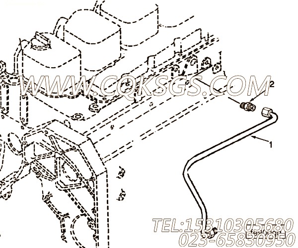 【Tube, Air Fuel Control】康明斯CUMMINS柴油机的3910006 Tube, Air Fuel Control