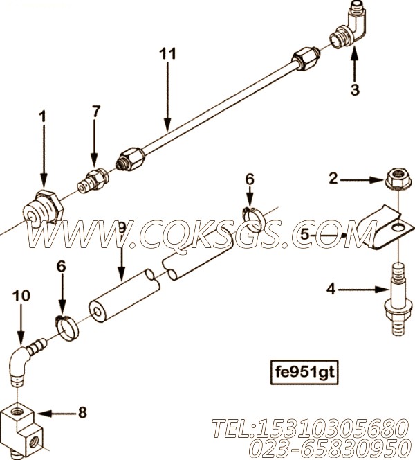 Coupling, Elbow Hose