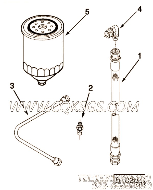 【柔性软管】康明斯CUMMINS柴油机的AS10009 60SL 柔性软管