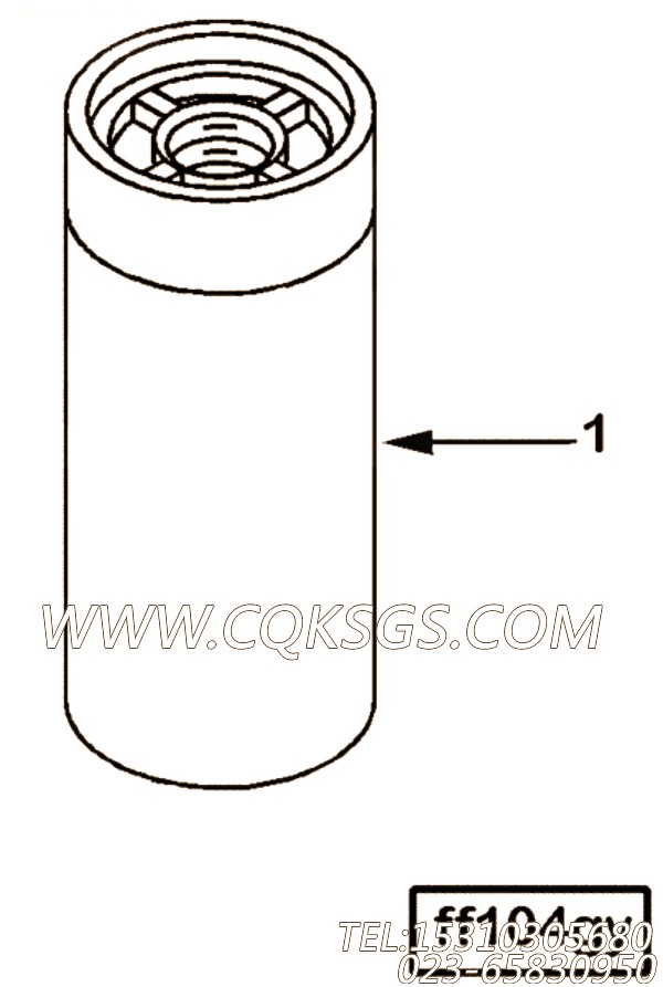 用于进口QSX15发动机燃油滤清器