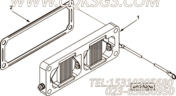 【发动机ISZ525 40的进气预热器组】 康明斯进气预热器,参数及图片