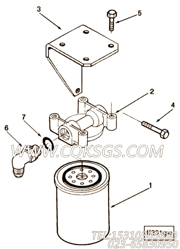 【过滤器支架】康明斯CUMMINS柴油机的3047718 过滤器支架