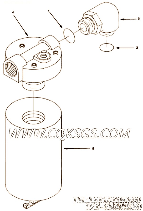 【弯头】康明斯CUMMINS柴油机的3328620 弯头