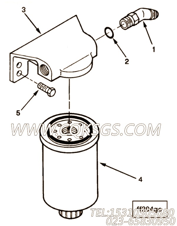 【燃油滤清器盖】康明斯CUMMINS柴油机的3161548 燃油滤清器盖