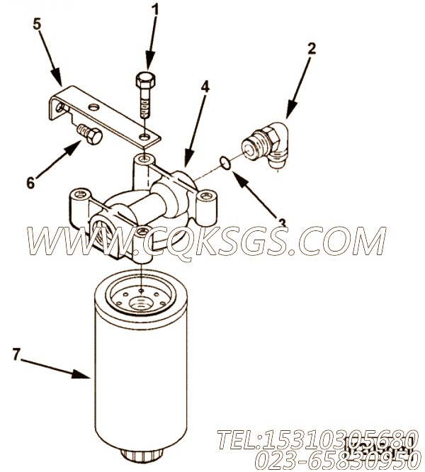 Head, Fuel Filter