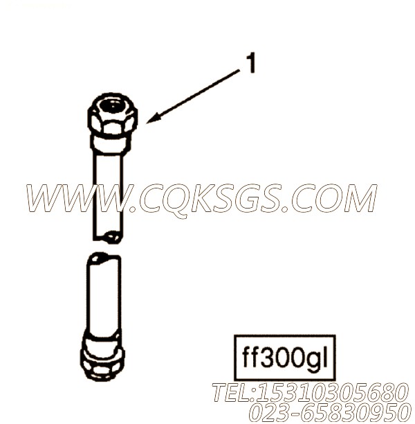 【柔性软管】康明斯CUMMINS柴油机的AK10122 SS 柔性软管
