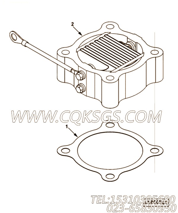 【进气加热器】康明斯CUMMINS柴油机的C6008152341 进气加热器