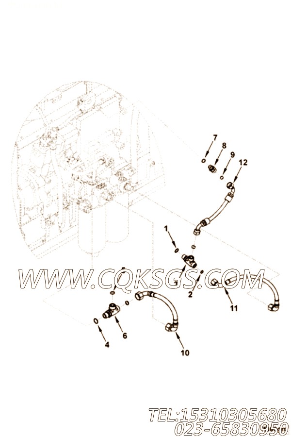 【止回阀】康明斯CUMMINS柴油机的4924193 止回阀
