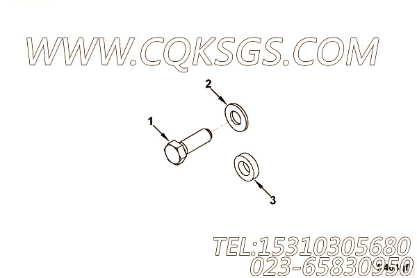 【安装垫片】康明斯CUMMINS柴油机的4978619 安装垫片