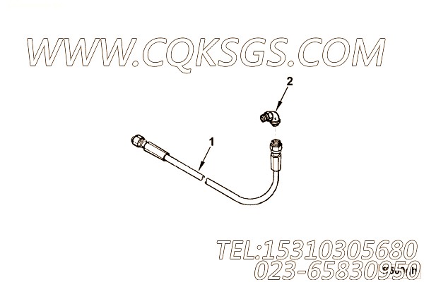 【柔性软管】康明斯CUMMINS柴油机的AM12020 SS 柔性软管