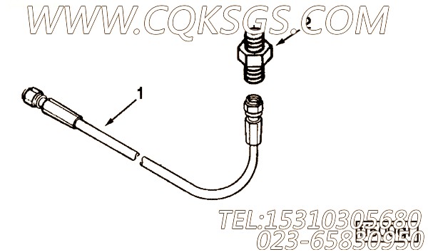 【柔性软管】康明斯CUMMINS柴油机的AS12081 SS 柔性软管