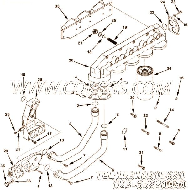 【识别标记】康明斯CUMMINS柴油机的3889381 识别标记