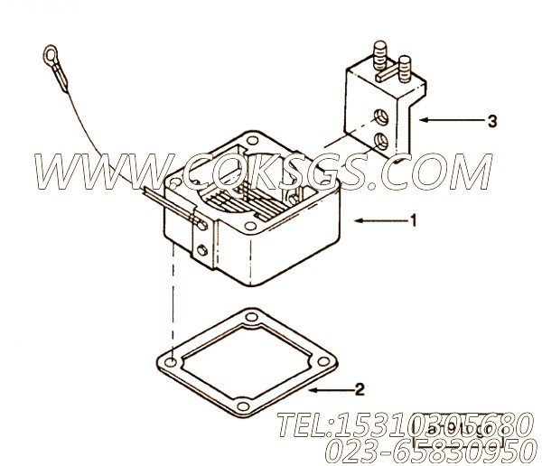 【电气端子】康明斯CUMMINS柴油机的3914417 电气端子