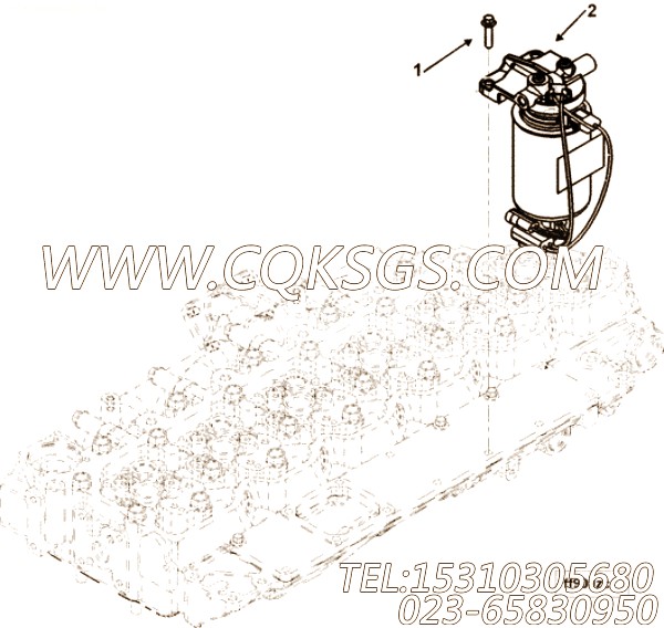 【燃油滤清器】康明斯CUMMINS柴油机的3941909 燃油滤清器