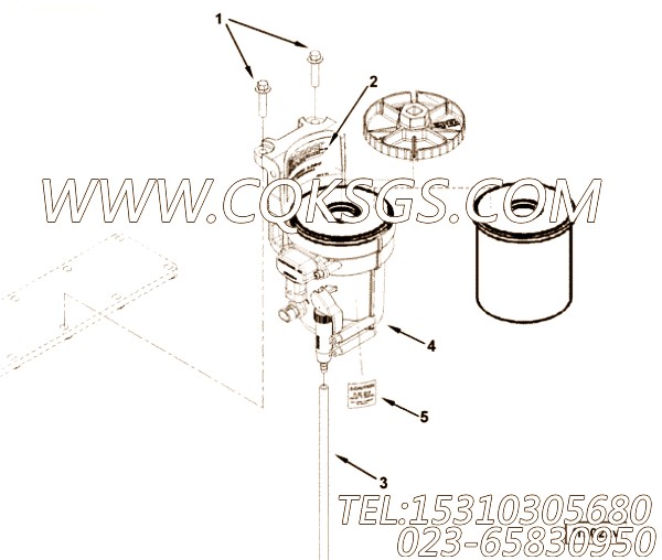 【识别标记】康明斯CUMMINS柴油机的3946879 识别标记
