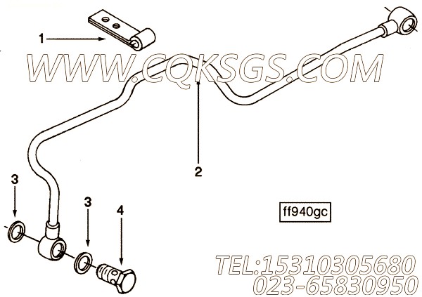 【切面】康明斯CUMMINS柴油机的3353763 切面