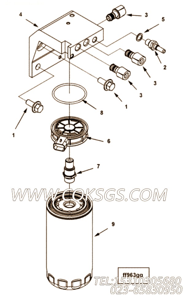 Head, Fuel Filter