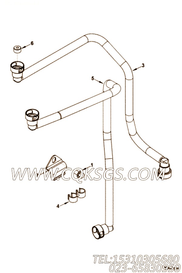【防护罩】康明斯CUMMINS柴油机的4931278 防护罩