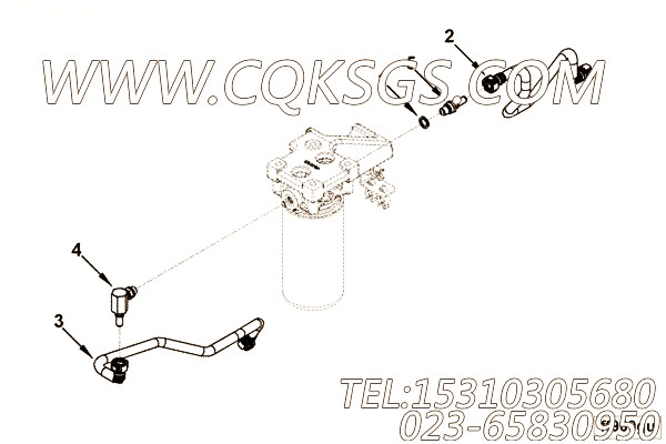 【断开连接器】康明斯CUMMINS柴油机的4937839 断开连接器