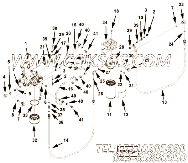 【Ø形密封圈】康明斯CUMMINS柴油机的3348703 Ø形密封圈