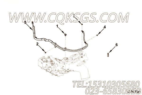 【Stud】康明斯CUMMINS柴油机的3999846 Stud