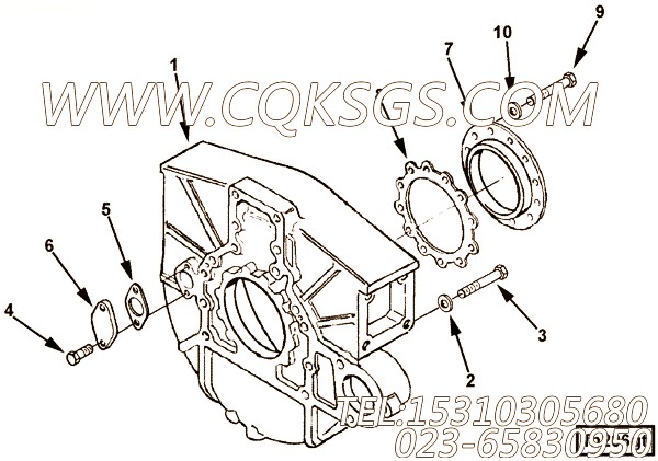 Housing, Flywheel