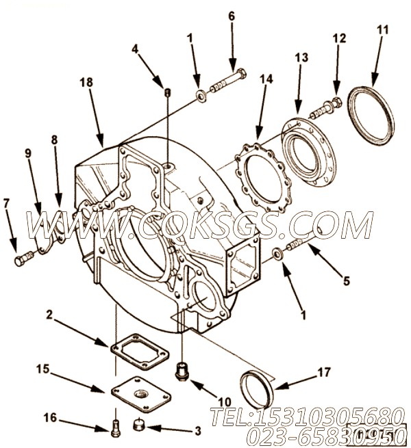 Gasket, Water Header Cover