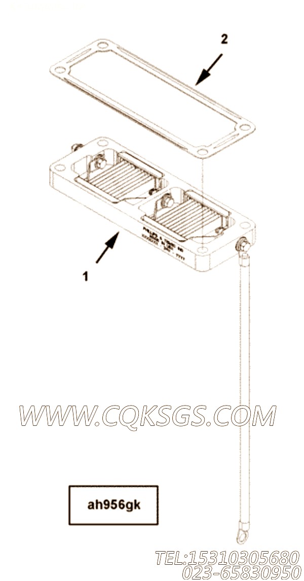 【柴油机ISDE200 30的进气预热器组】 康明斯标签,参数及图片
