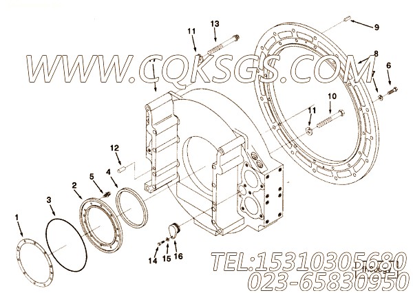 Retainer, Rear Oil Seal