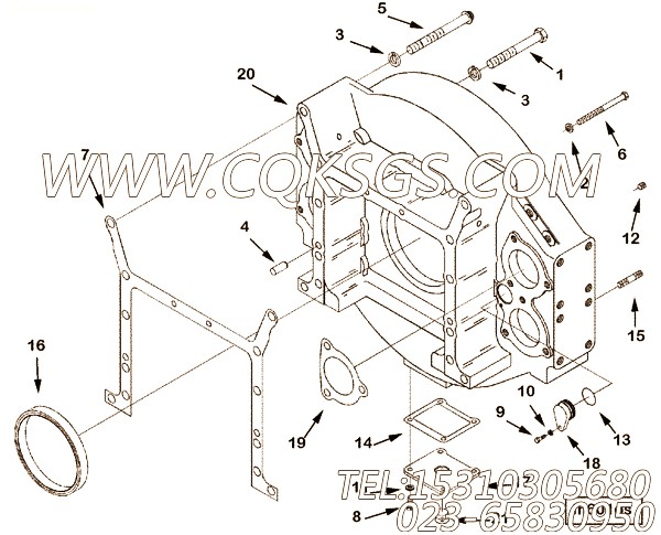Housing, Flywheel