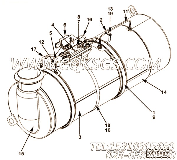 【插座模块】康明斯CUMMINS柴油机的2880553 插座模块