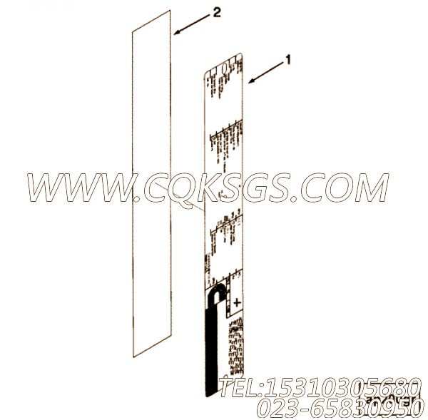【铭牌】康明斯CUMMINS柴油机的3401215 铭牌