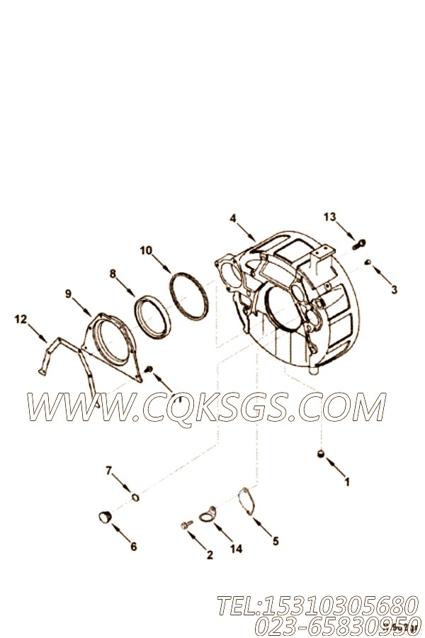 Gasket, Rear Cover