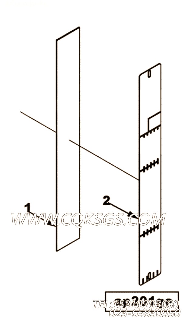 【铭牌】康明斯CUMMINS柴油机的4083117 铭牌