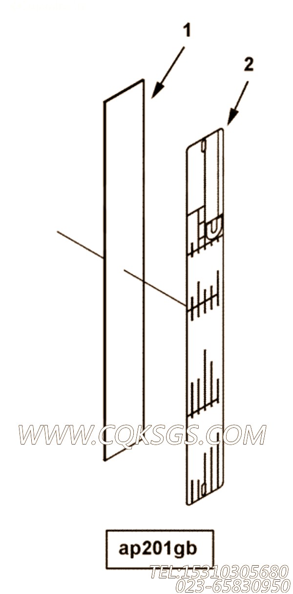 【铭牌】康明斯CUMMINS柴油机的4083263 铭牌