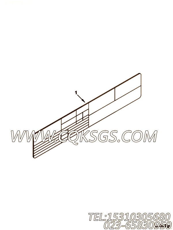【铭牌】康明斯CUMMINS柴油机的3063729 铭牌