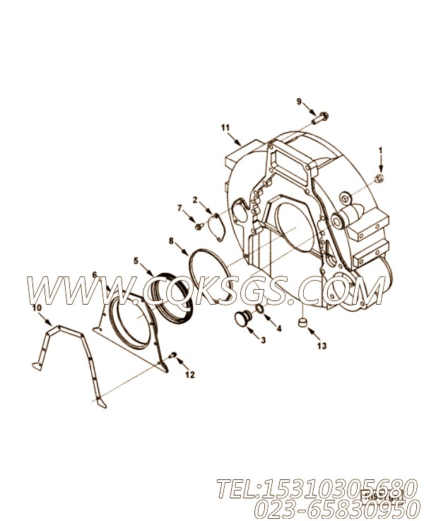 Housing, Flywheel